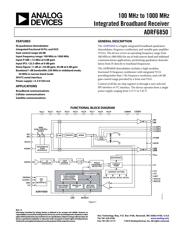 ADRF6850 datasheet.datasheet_page 1