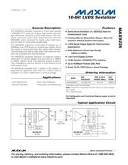 MAX9235ETE+T 数据规格书 1