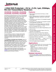 ICL3232EIV-16Z Datenblatt PDF