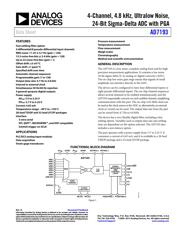 AD7193BRUZ-REEL Datenblatt PDF
