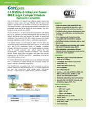 GS2011MIPS-100 数据规格书 1