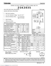 2SK2035 datasheet.datasheet_page 1