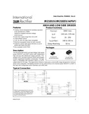 IR2101PBF 数据规格书 1