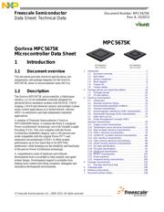 SPC5674KF0VMS2 数据规格书 1