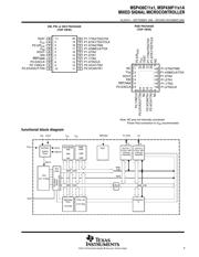 MSP430F1111A 数据规格书 3
