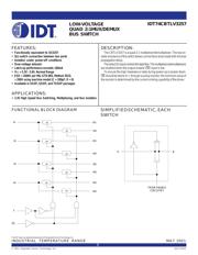 IDT74CBTLV3257PGG datasheet.datasheet_page 1