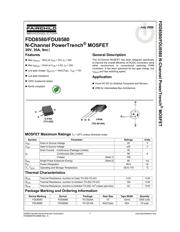 FDD8580 datasheet.datasheet_page 1