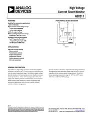 AD8211YRJZ-RL Datenblatt PDF