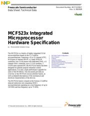 MCF5232CVM150 数据规格书 1