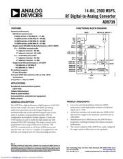 AD9739BBCZ Datenblatt PDF
