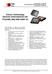 FT232BL-TRAY datasheet.datasheet_page 1