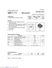 IRF5801TRPBF datasheet.datasheet_page 1