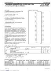 74LVC16374A datasheet.datasheet_page 2