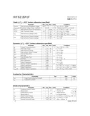 IRF6216TRPBF 数据规格书 2
