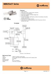 MBR2545CT Datenblatt PDF