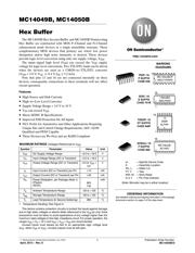 MC14049BDR2G Datenblatt PDF