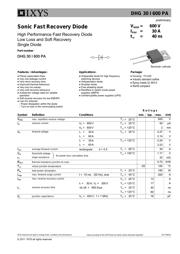 DHG30I600PA 数据规格书 1