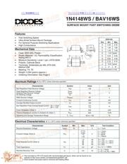1N4148WS 数据规格书 1