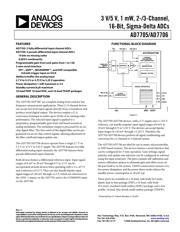 AD7705BRUZ Datenblatt PDF