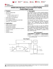 ADS8320E/250 Datenblatt PDF