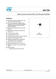 M41T56M6F Datenblatt PDF