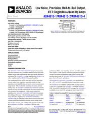 ADA4610-2ARZ Datenblatt PDF