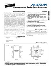 MAX9485EUP+T 数据规格书 1