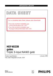 HEF4023BP datasheet.datasheet_page 1