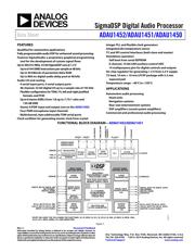ADAU1452WBCPZ-RL 数据手册