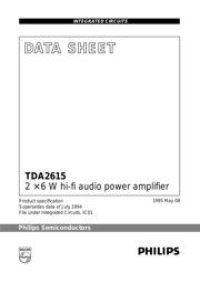 TDA2615 数据规格书 1