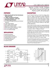 LTC1407CMSE 数据规格书 1