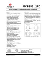 MCP2562FD-E/SN 数据规格书 1