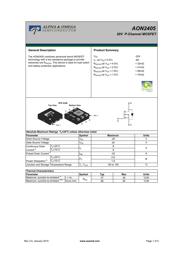 AON2405 datasheet.datasheet_page 1