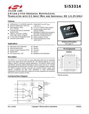 SI53314-B-GM 数据规格书 1