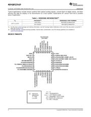 MSP430F2274MRHATEP datasheet.datasheet_page 2