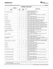 MSP430F2274MDATEP datasheet.datasheet_page 4