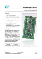 STM32VL-DISCOVERY 数据规格书 1