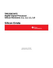 TMS320C6472ECTZ7 datasheet.datasheet_page 1