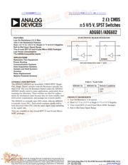 ADG601 数据规格书 1