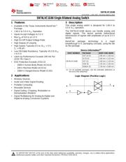 SN74LVC1G66DBVR datasheet.datasheet_page 1