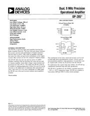 OP285GSR datasheet.datasheet_page 1