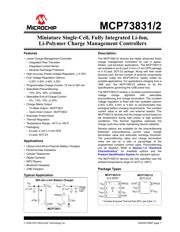 MCP73831T-2DCI/OT 数据规格书 1