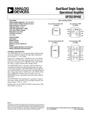 OP292 datasheet.datasheet_page 1