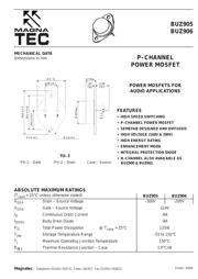 BUZ905 数据规格书 1