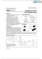 IR2109 数据规格书 1