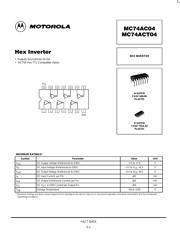 MC74AC04 datasheet.datasheet_page 1