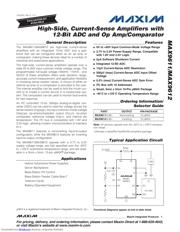 MAX9611AUB+ Datenblatt PDF