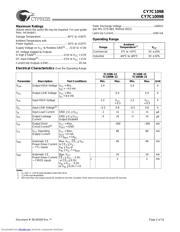 CY7C109B-15ZC datasheet.datasheet_page 2