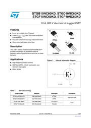 STGP10NC60KD datasheet.datasheet_page 1