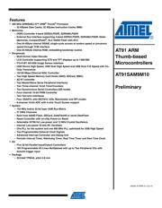 AT91SAM9M10-CU Datenblatt PDF